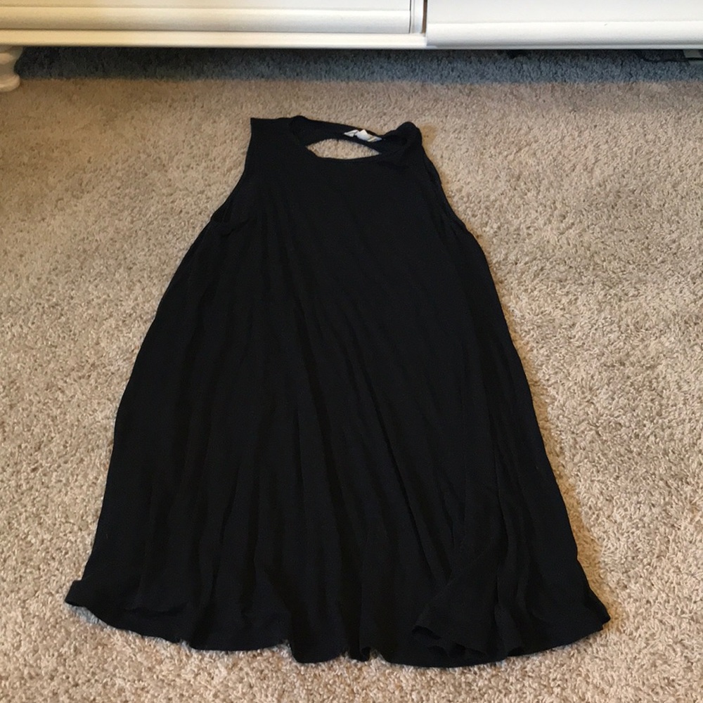 black t-shirt dress